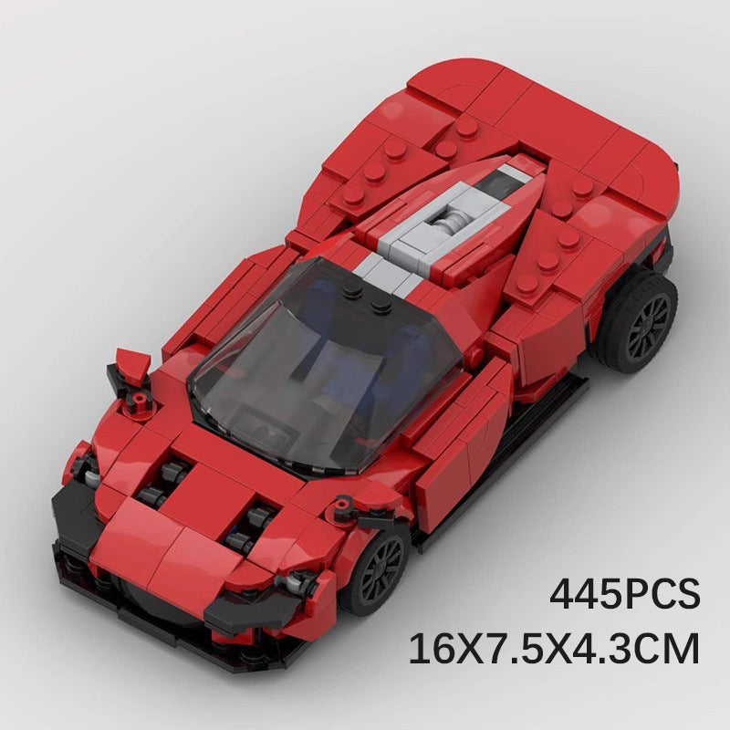 Ferrari Daytona SP3 MOC Style Supercar Building Blocks Model Collectible Toy Gift