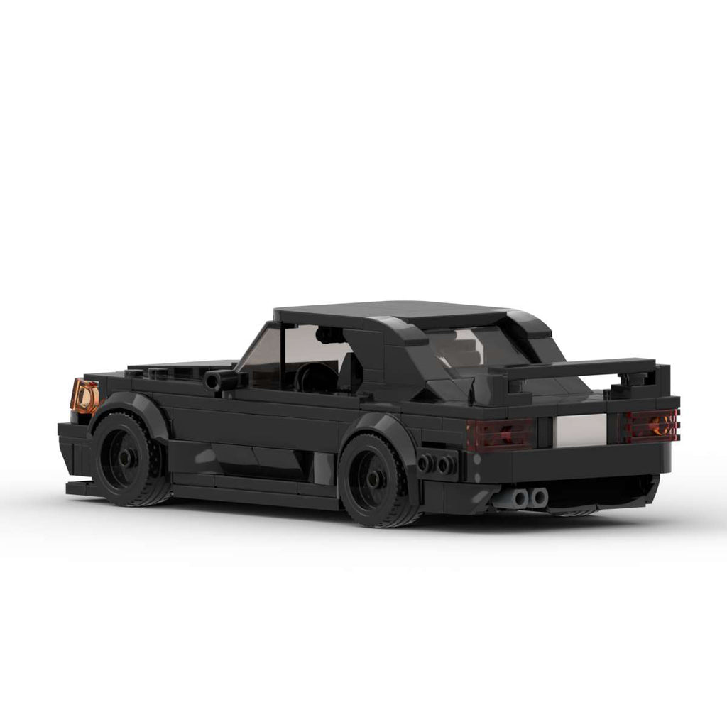 Mercedes Benz 190E MOC Style Building Blocks Classic Racing Car Model Collectible Toy Gift