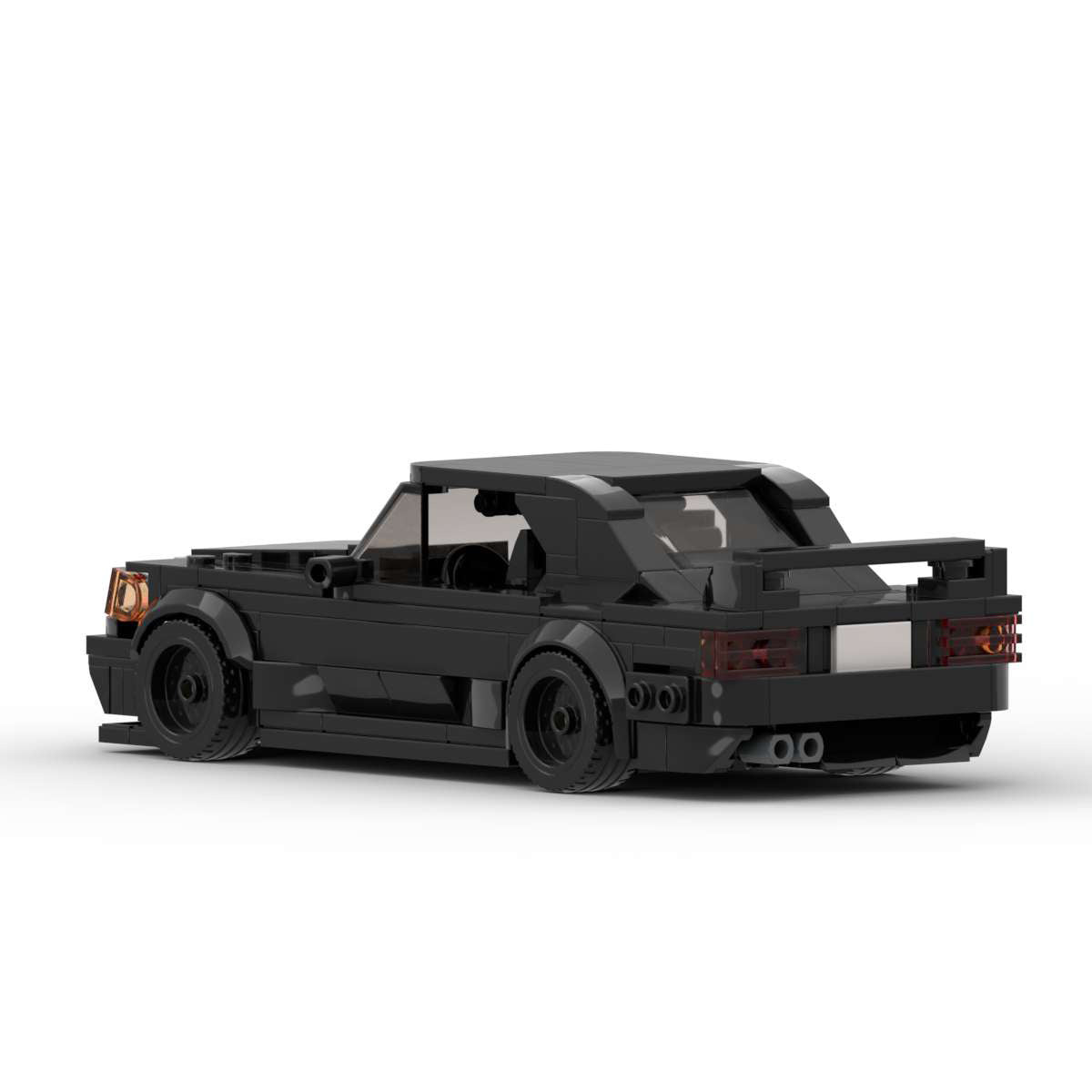 Mercedes Benz 190E MOC Style Building Blocks Classic Racing Car Model Collectible Toy Gift