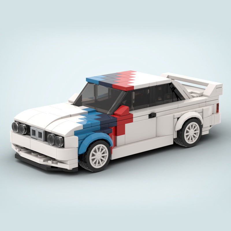 BMW M3 E30 MOC-Style Building Block Model – Classic Sports Car Collectible Toy for Kids & Adults