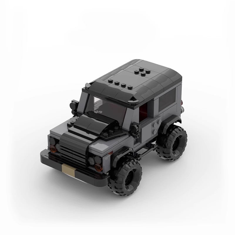 MOC Land Rover Defender Building Block Model – Classic 4x4 Off-Road SUV Brick Car Toy for Collectors & Kids