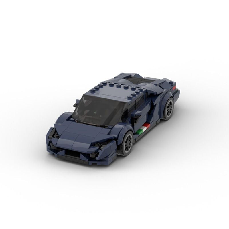 MOC Lamborghini Aventador Building Block Model – Supercar Collectible Toy for Kids & Adults, Creative Sports Car Construction Kit