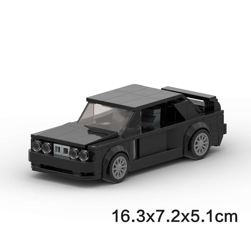 BMW M3 E30 MOC-Style Building Block Model – Classic Sports Car Collectible Toy for Kids & Adults