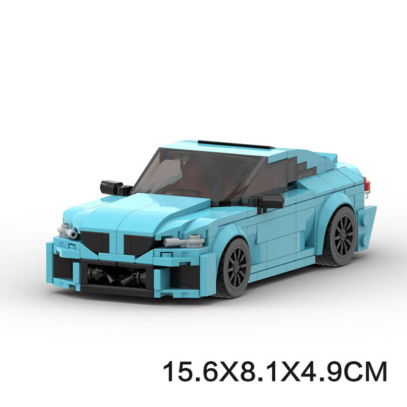 BMW M2 G87 MOC Style Building Block Car Model – Collectible Sports Car Toy for Kids & Adults
