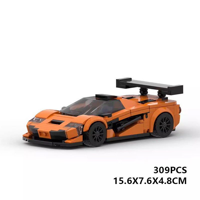 MOC McLaren F1 LM Building Block Supercar Model – Collectible Brick Toy for Car Enthusiasts