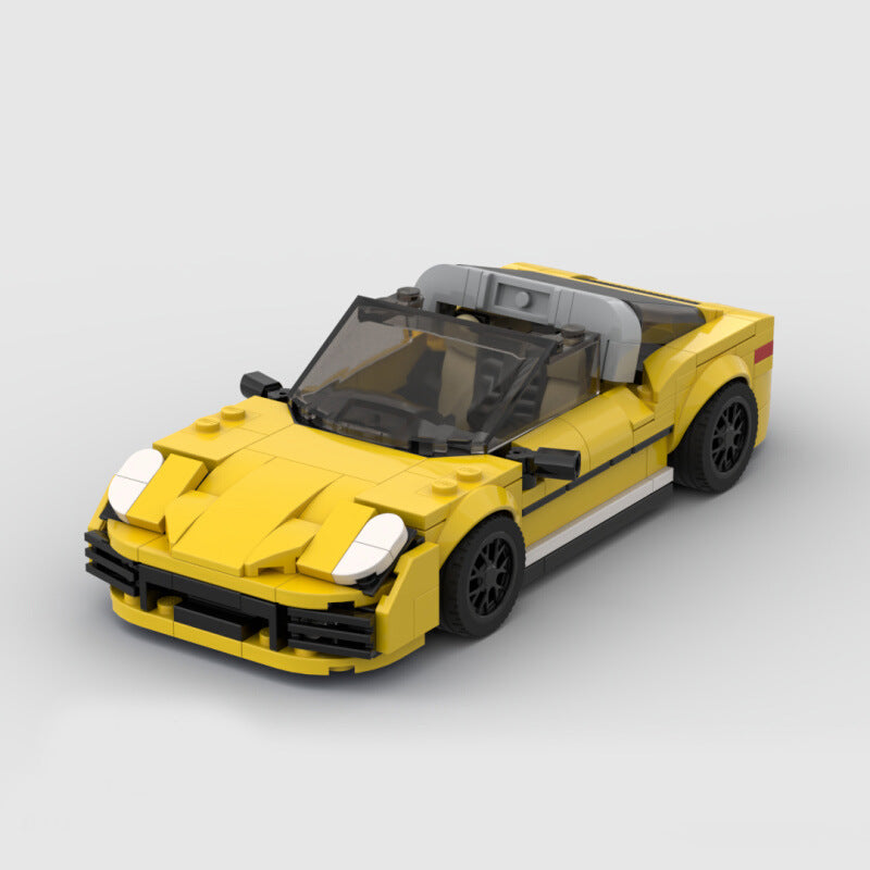 Porsche 911 Targa MOC-Style Building Blocks Sports Car Model Collectible Toy Gift