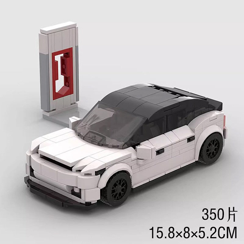 Tesla Model 3 MOC-Style Building Car Set – Collector’s Edition EV Toy Kit