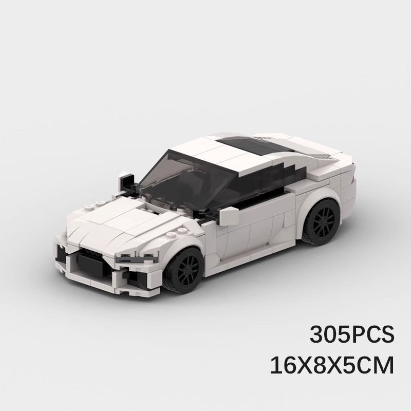 Audi RS7 MOC-Style Building Block Set | DIY Sports Car Model Kit for Kids & Adults