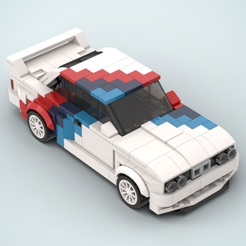 BMW M3 E30 MOC-Style Building Block Model – Classic Sports Car Collectible Toy for Kids & Adults