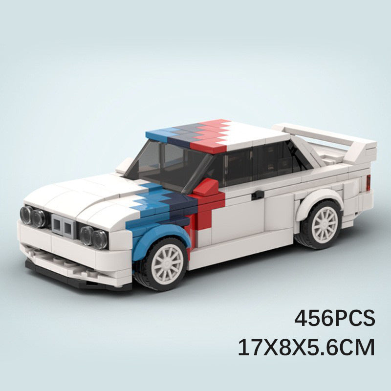 BMW M3 E30 MOC-Style Building Block Model – Classic Sports Car Collectible Toy for Kids & Adults