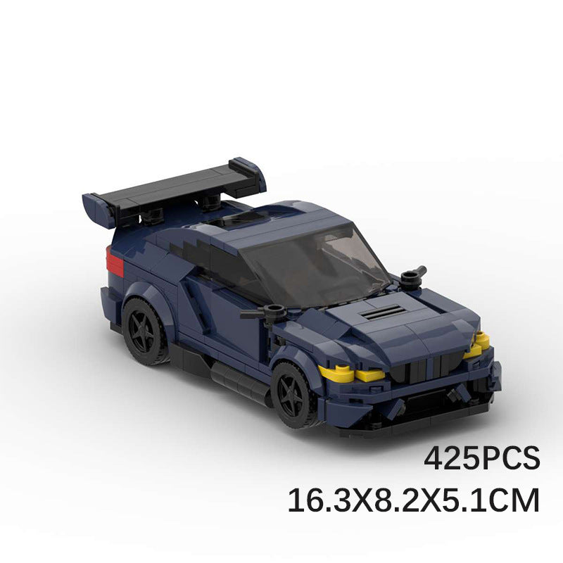 BMW M3 GTS MOC Style Building Blocks Car Model Sports Racing Collectible Toy Gift
