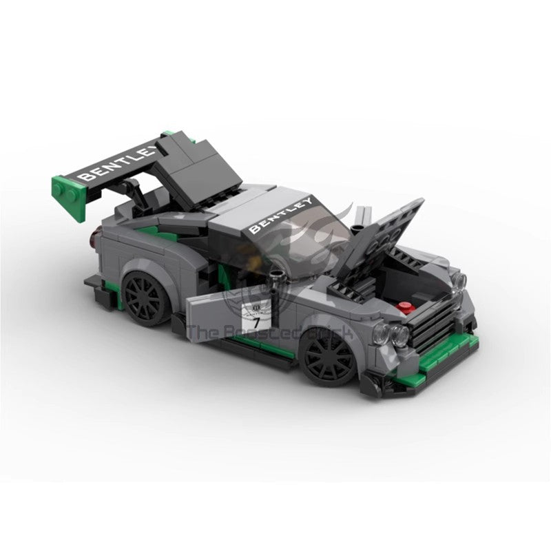 Bentley Continental GT3 MOC Style Building Blocks Racing Car Model Collectible Toy Gift