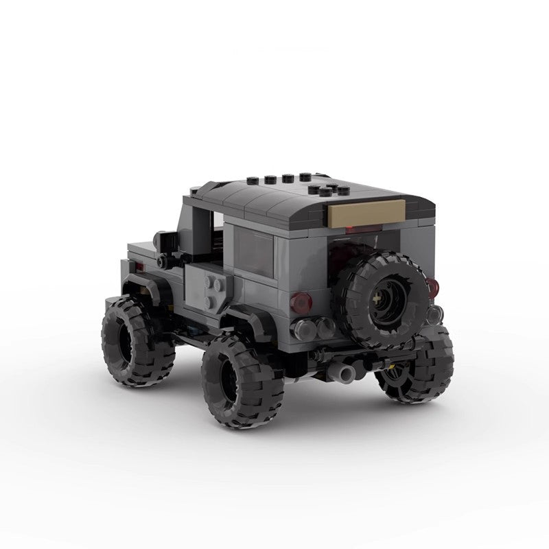 MOC Land Rover Defender Building Block Model – Classic 4x4 Off-Road SUV Brick Car Toy for Collectors & Kids