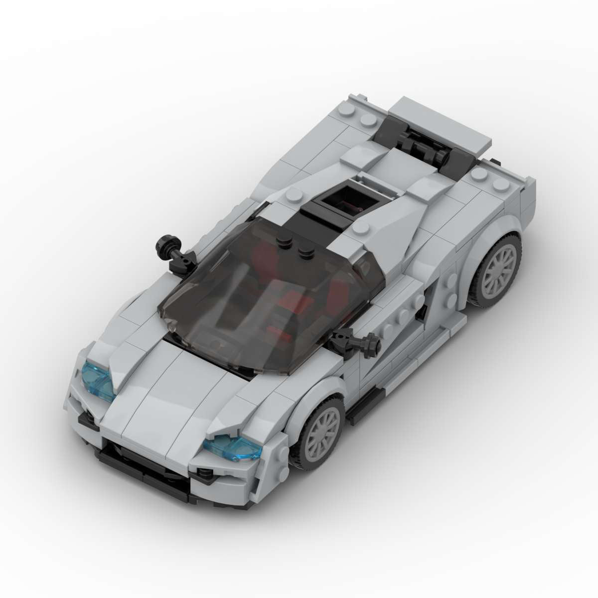 MOC Koenigsegg CC850 Supercar Building Blocks Model – 331PCS Collectible Sports Car Toy