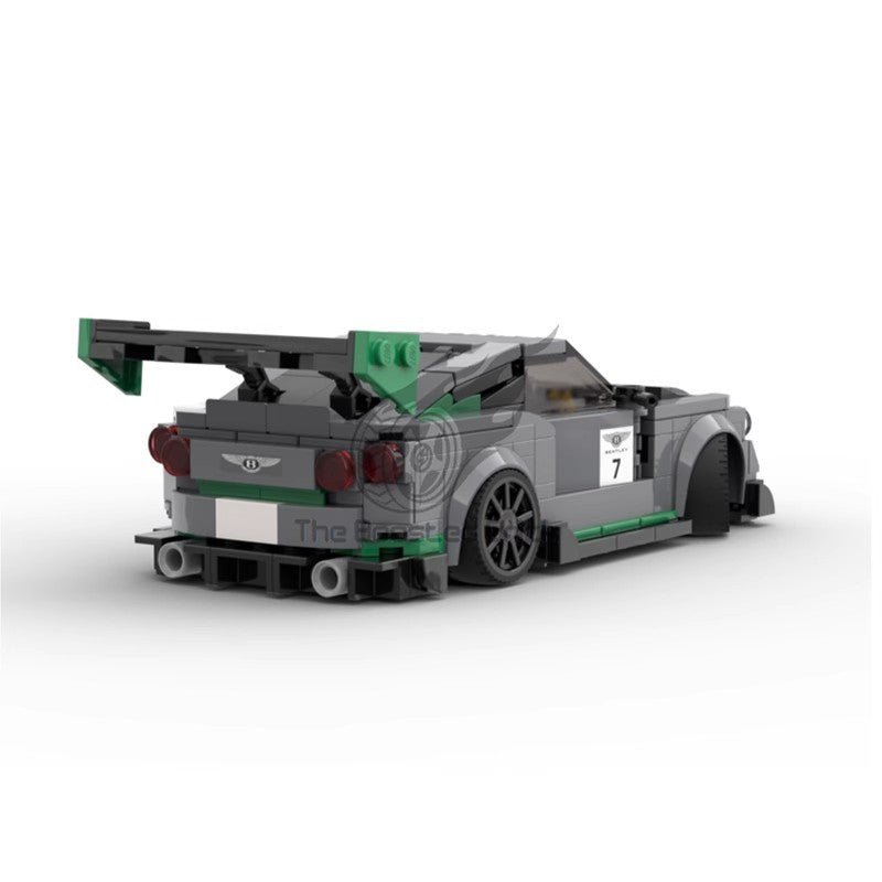 Bentley Continental GT3 MOC Style Building Blocks Racing Car Model Collectible Toy Gift