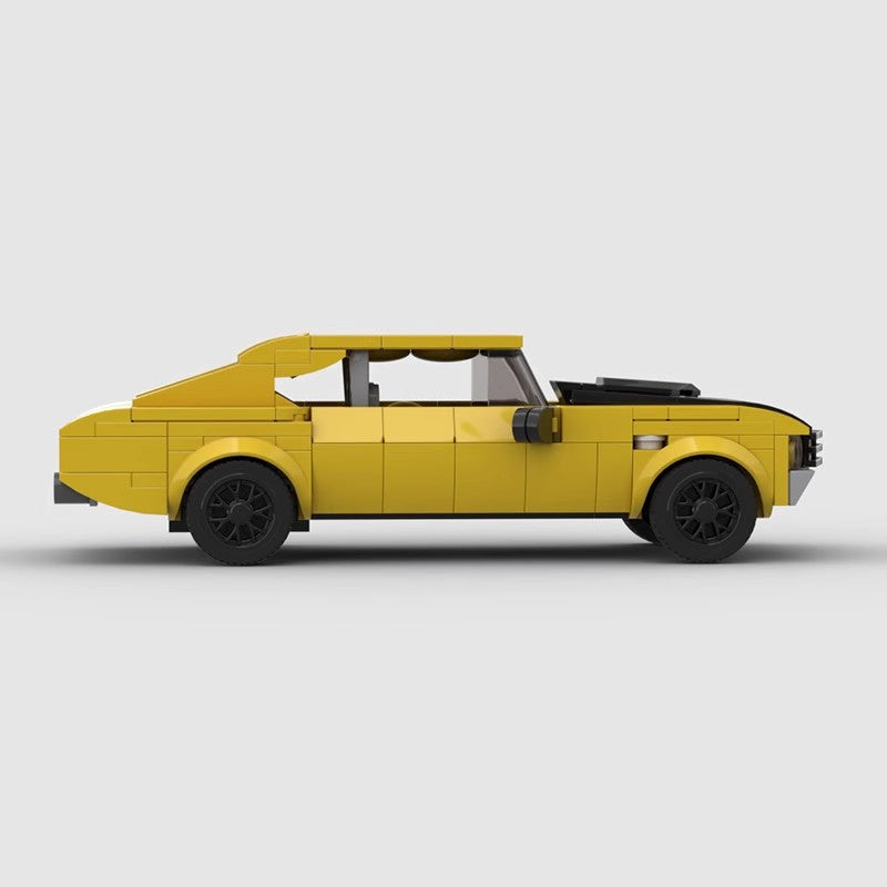 MOC Chevrolet Chevelle Classic Muscle Car Building Block Model – Retro Brick Toy for Collectors