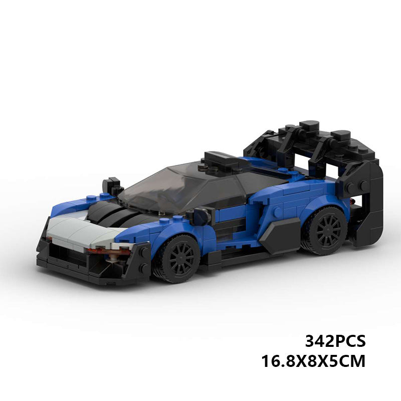 MOC McLaren Senna GTR Building Block Model – Technic Hypercar Collectible Brick Toy for Racing Enthusiasts