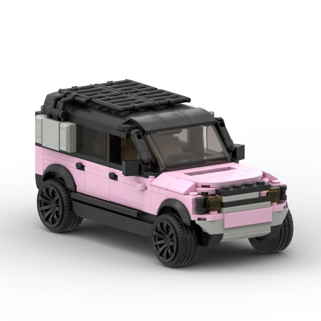 MOC Land Rover Defender Building Block Model – Classic 4x4 Off-Road SUV Brick Car Toy for Collectors & Kids