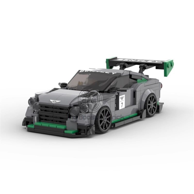 Bentley Continental GT3 MOC Style Building Blocks Racing Car Model Collectible Toy Gift