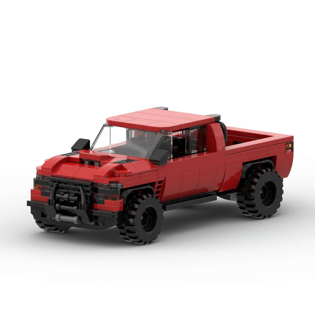 Dodge Ram 1500 TRX MOC Style Building Blocks Pickup Truck Model Off Road Collectible Toy Gift