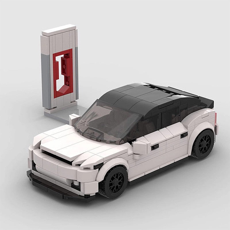 Tesla Model 3 MOC-Style Building Car Set – Collector’s Edition EV Toy Kit