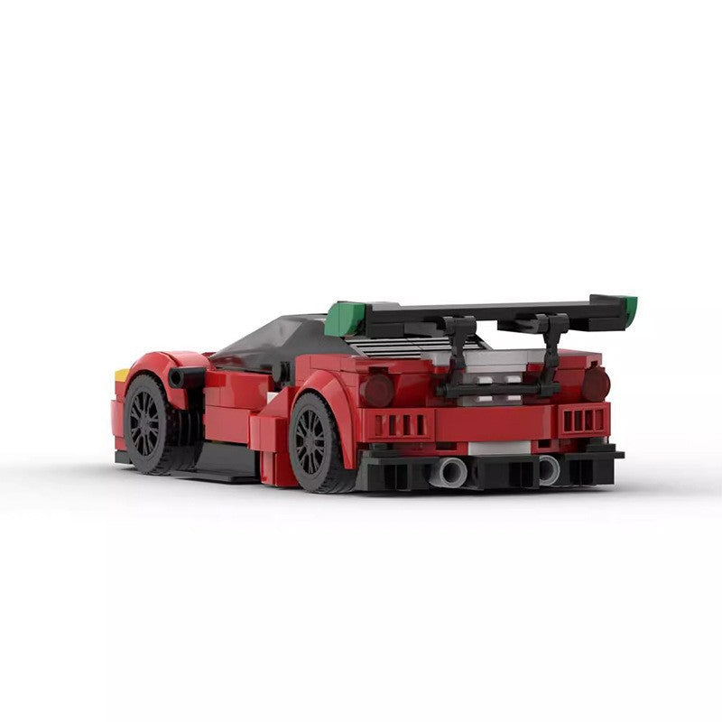 Ferrari 488 GT3 MOC Style Building Blocks Racing Supercar Model Collectible Toy Gift