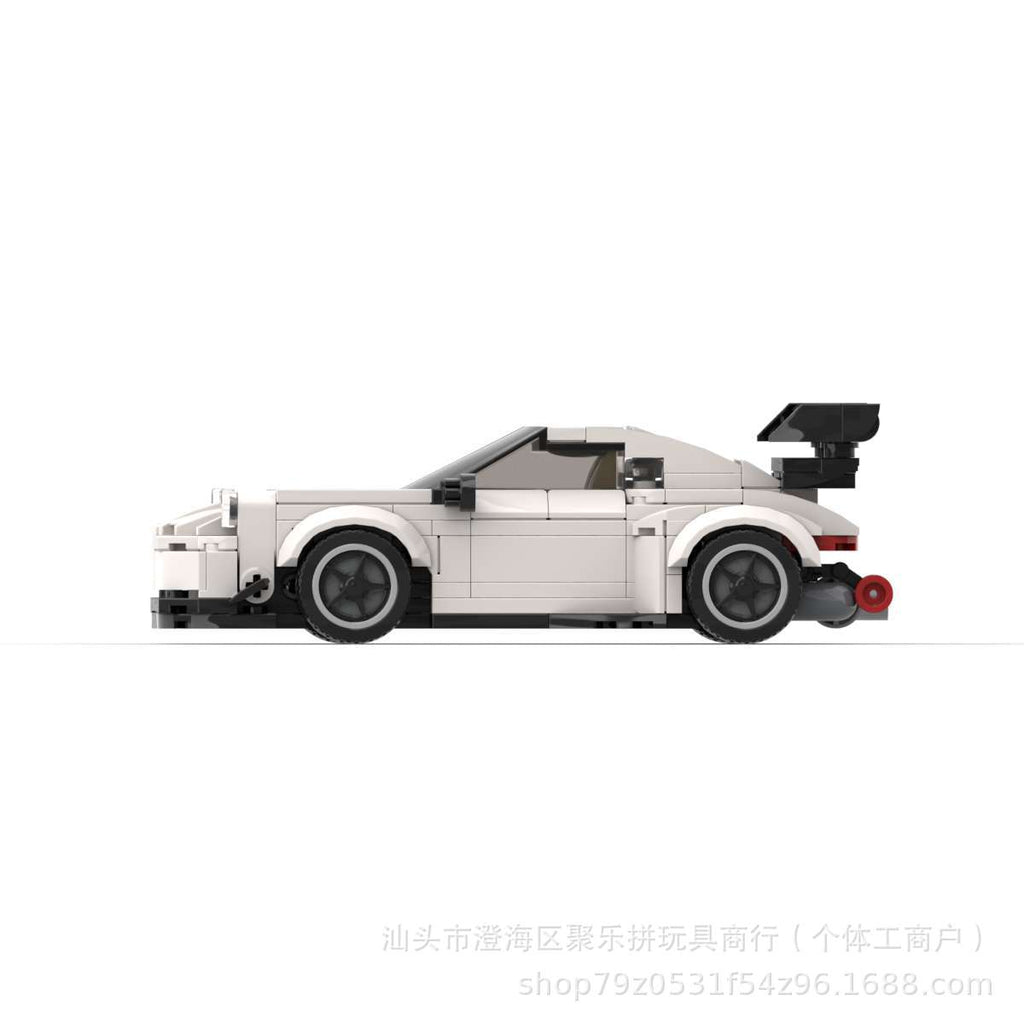 Porsche 911 MOC-Style Building Blocks Racing Car Model Collectible Sports Toy Gift