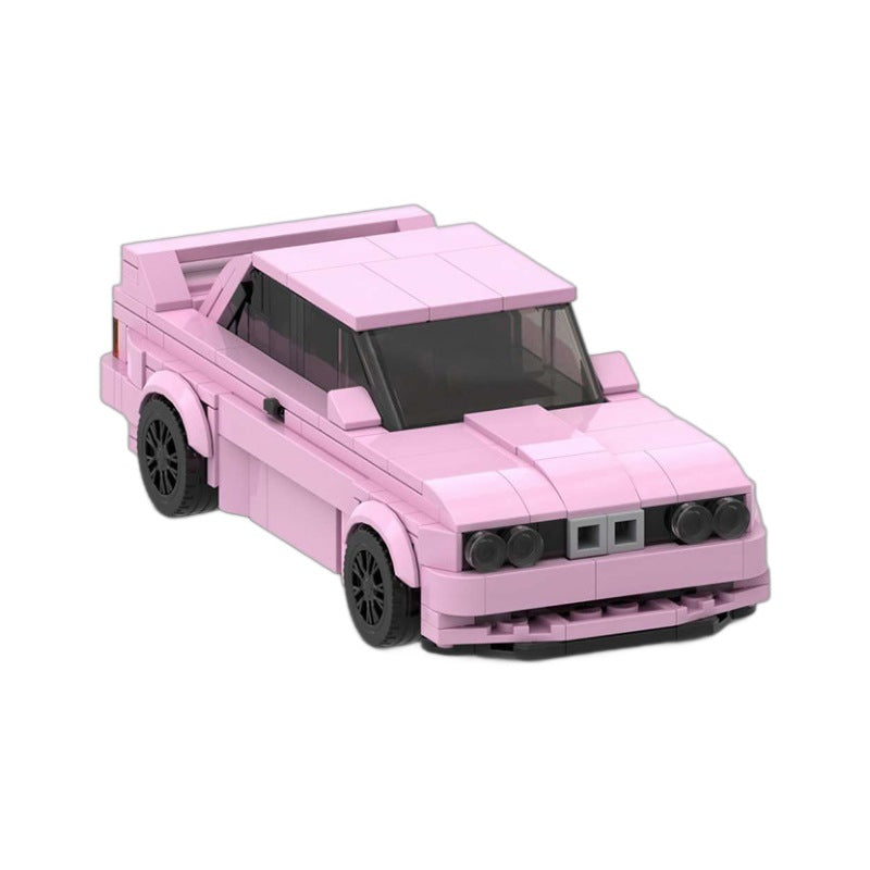 BMW M3 E30 MOC-Style Building Block Model – Classic Sports Car Collectible Toy for Kids & Adults