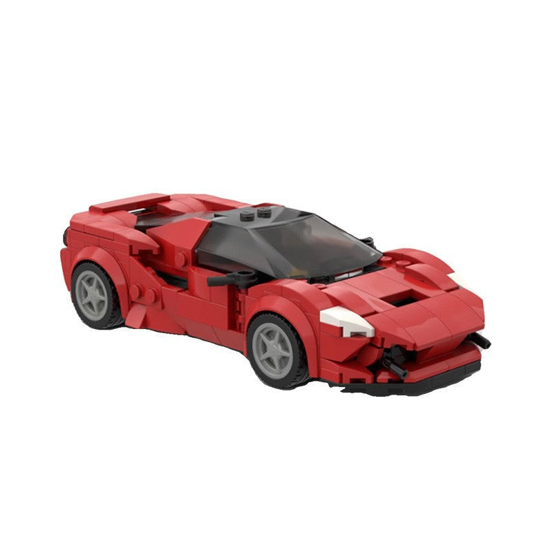 Ferrari F8 MOC Style Building Blocks Supercar Model Collectible Sports Racing Toy Gift