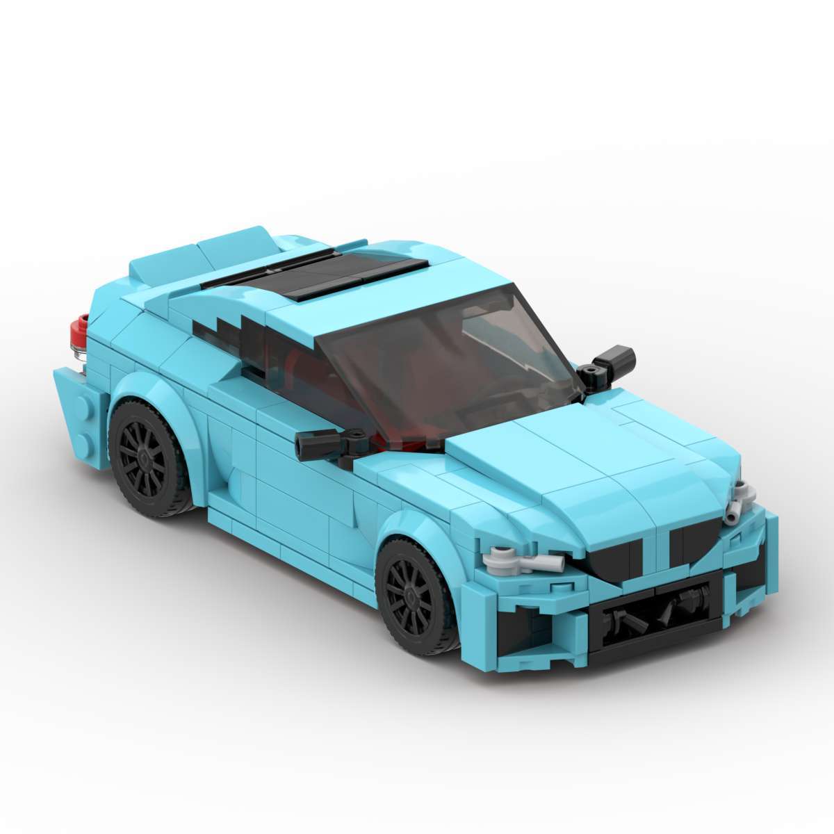 BMW M2 G87 MOC Style Building Block Car Model – Collectible Sports Car Toy for Kids & Adults