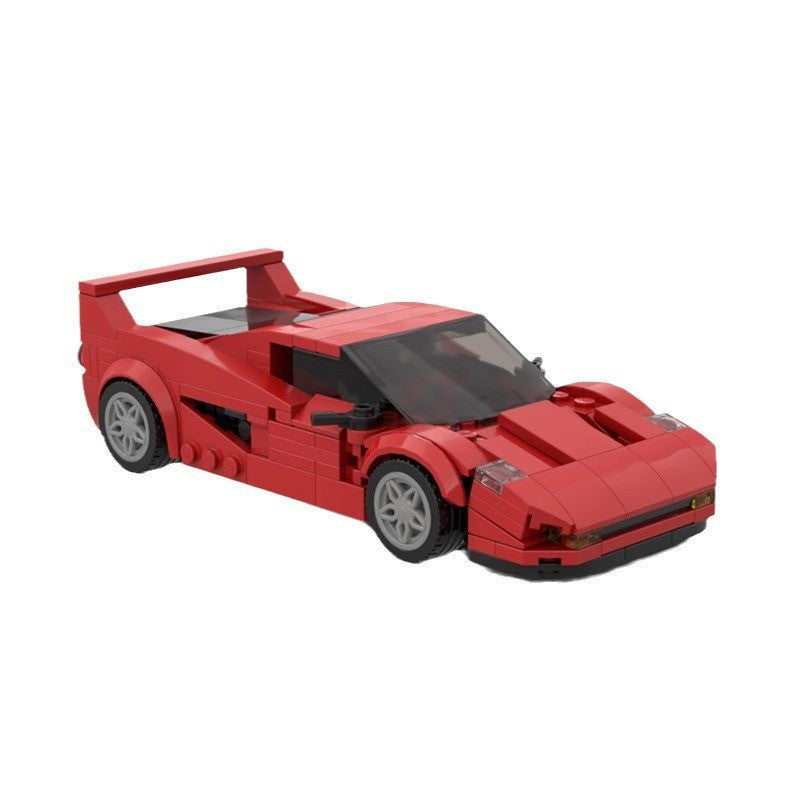 Ferrari F50 MOC Style Building Blocks Supercar Model Collectible Toy Gift for Fans