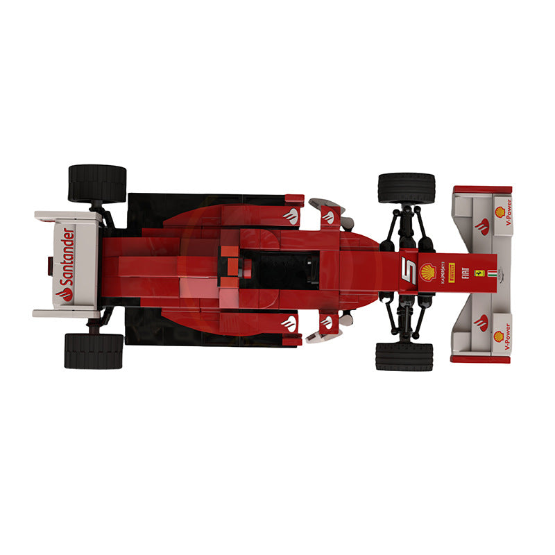 Ferrari F1 2012 MOC Style Building Blocks Formula 1 Racing Car Model Collectible Toy Gift