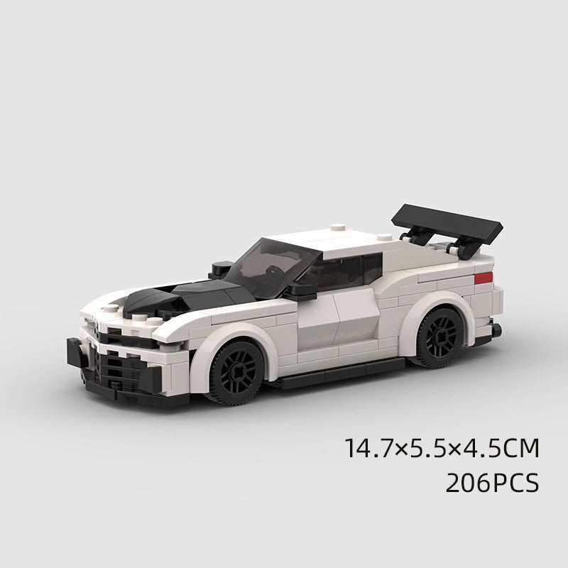 MOC Chevrolet Camaro ZL1 Building Block Model – Muscle Car Brick Toy for Collectors & Racing Fans