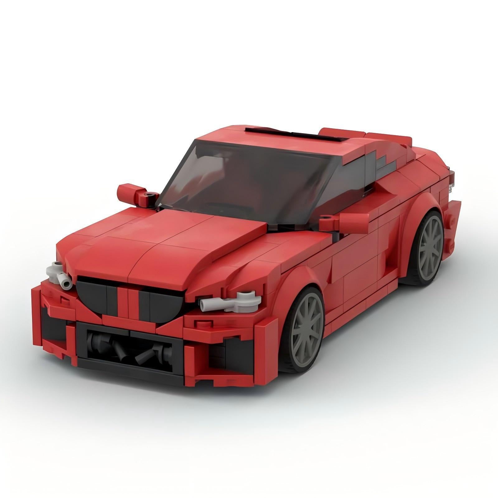 BMW M2 G87 MOC Style Building Block Car Model – Collectible Sports Car Toy for Kids & Adults