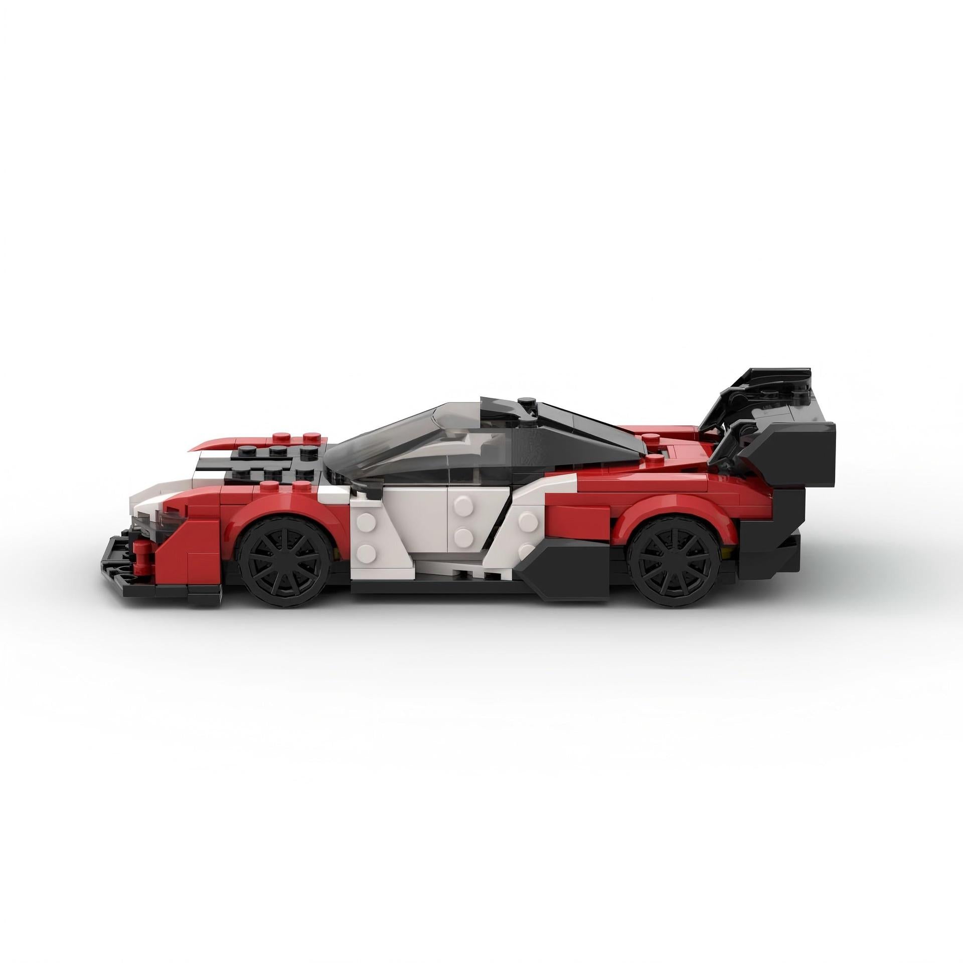 MOC McLaren Senna GTR Building Block Model – Technic Hypercar Collectible Brick Toy for Racing Enthusiasts