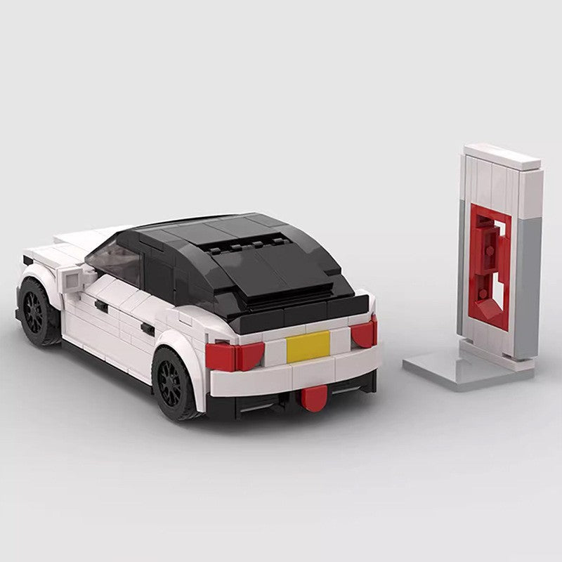 Tesla Model 3 MOC-Style Building Car Set – Collector’s Edition EV Toy Kit