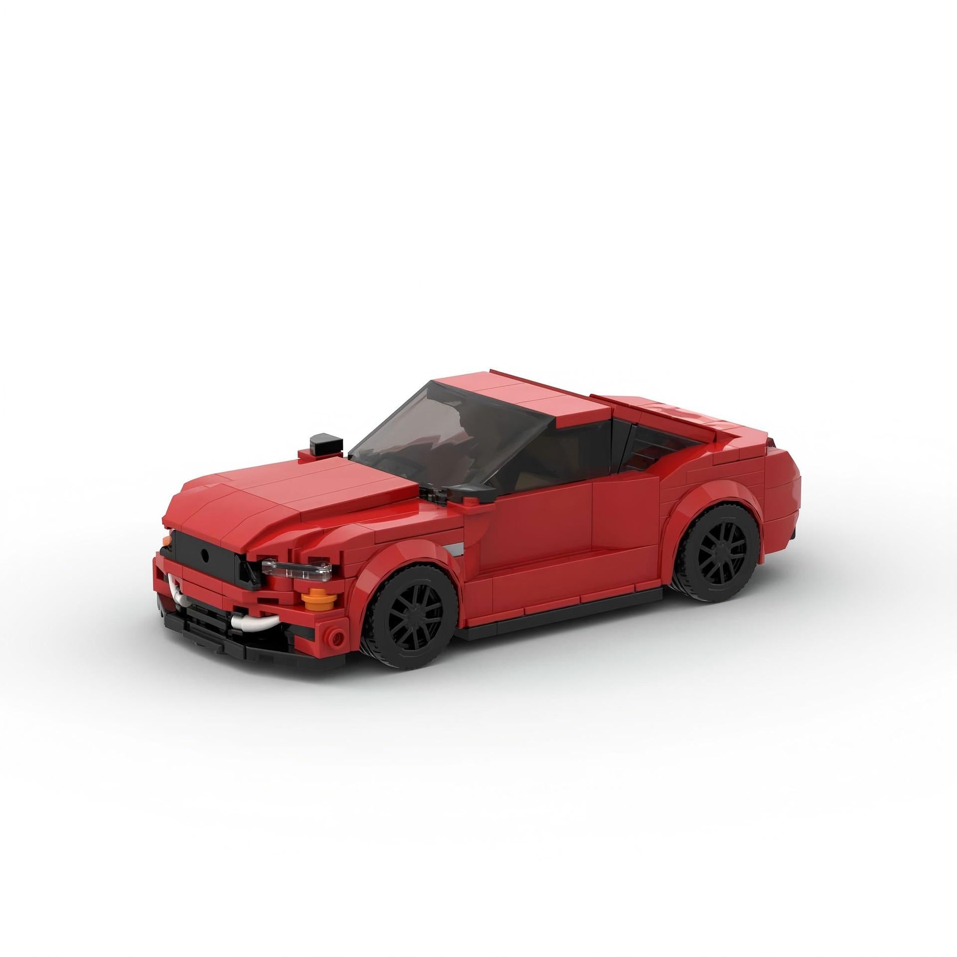 MOC Ford Mustang Building Blocks – Classic Muscle Car Brick Model Toy for Collectors & Enthusiasts