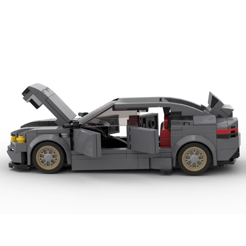 BMW M5 Police Car MOC-Style Building Block Set | DIY Sports Car Construction Model for Kids & Collectors