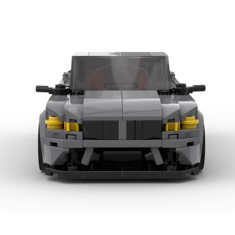 BMW M5 Police Car MOC-Style Building Block Set | DIY Sports Car Construction Model for Kids & Collectors