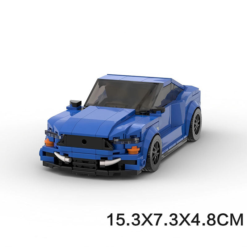 MOC Ford Mustang Building Blocks – Classic Muscle Car Brick Model Toy for Collectors & Enthusiasts