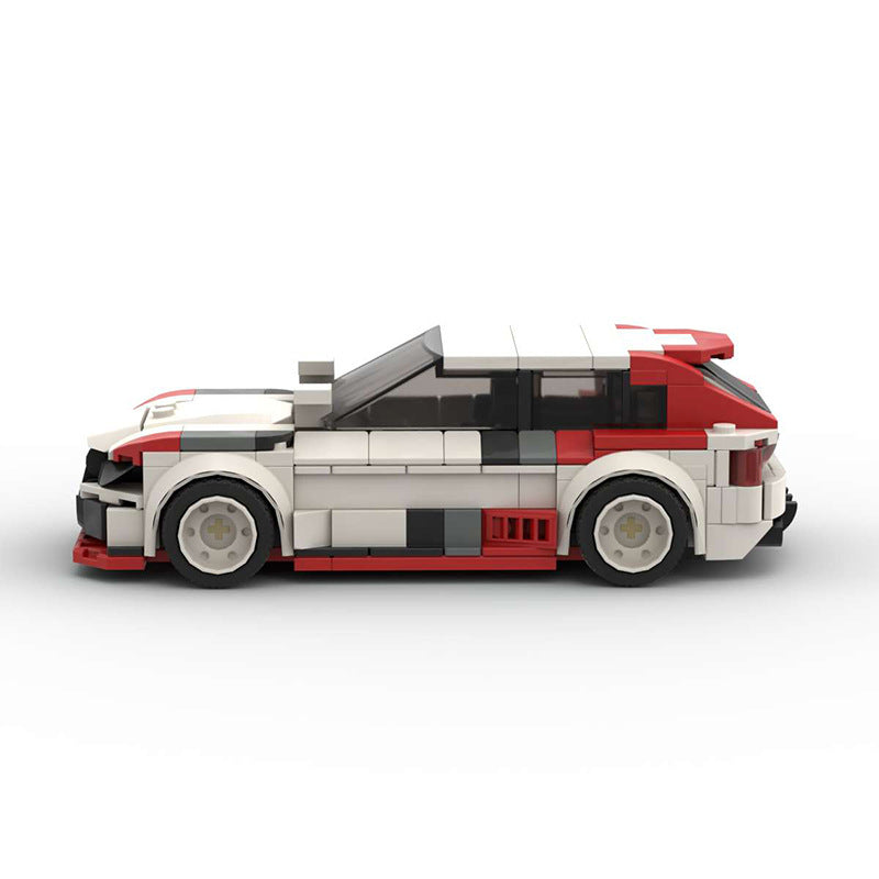 Audi RS6 MOC-Style Building Block Set | DIY Sports Car Model Kit for Kids & Adults
