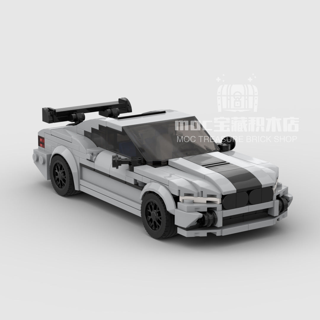 BMW M8 MOC-Style Building Block Sports Car Model | DIY Racing Car Construction Toy for Kids & Collectors