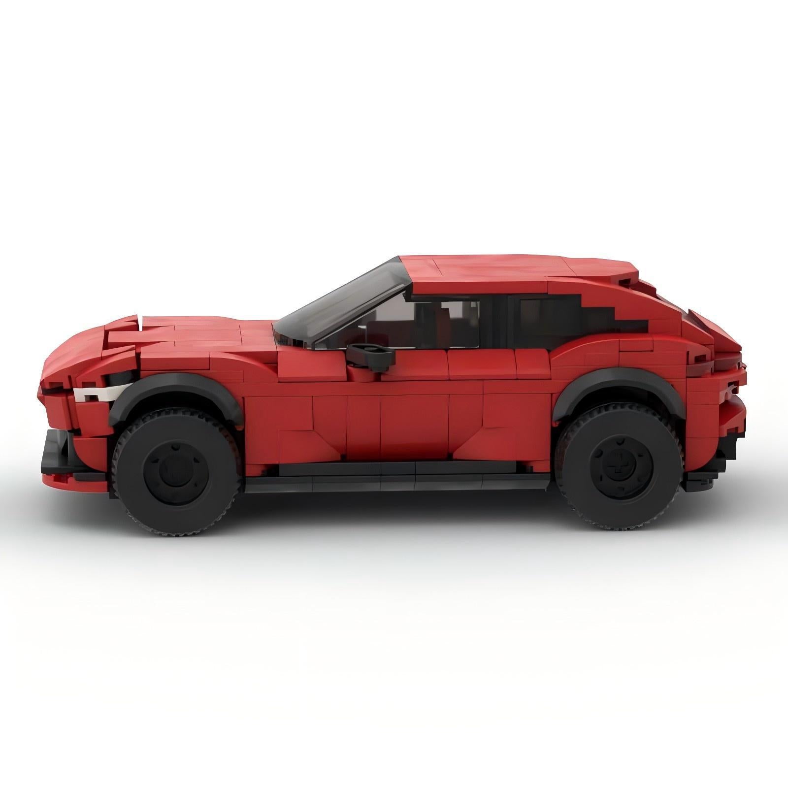 Ferrari Purosangue MOC Style SUV Building Blocks Model Collectible Toy Gift