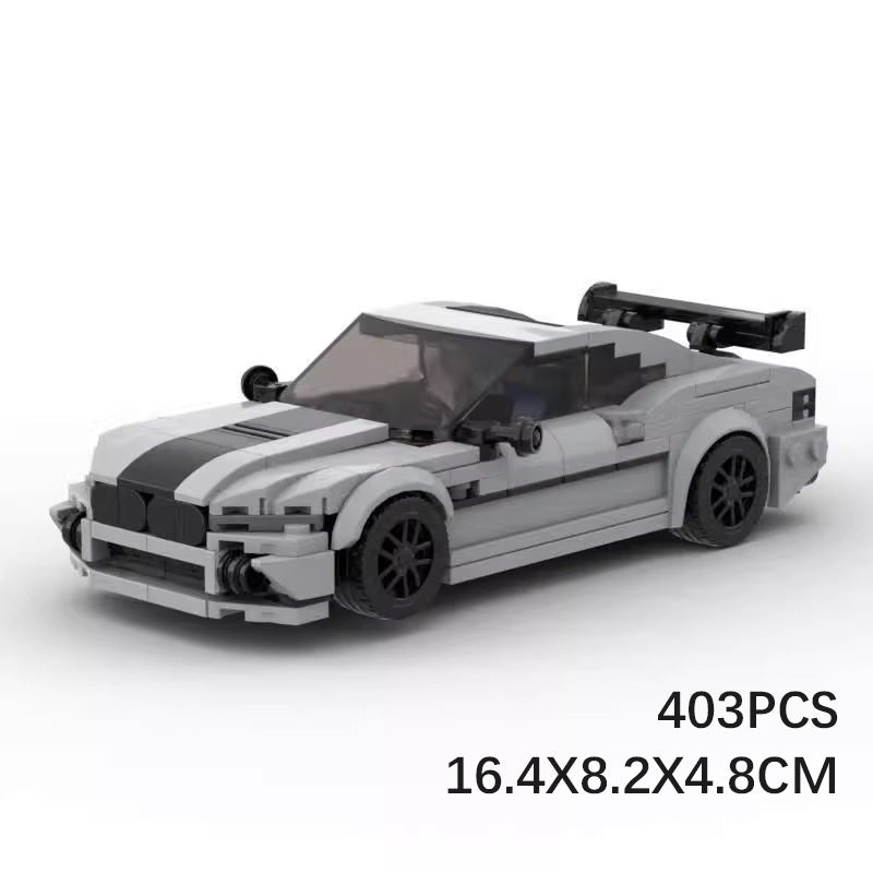 BMW M8 MOC-Style Building Block Sports Car Model | DIY Racing Car Construction Toy for Kids & Collectors