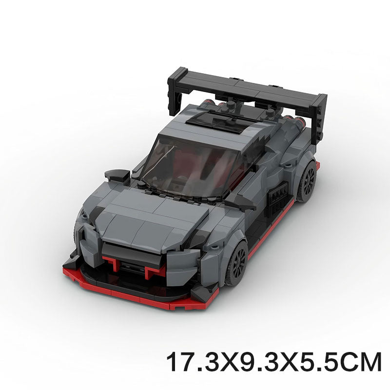 MOC Nissan GTR Building Block Model – Collectible NISMO Sports Car Brick Toy for JDM Fans
