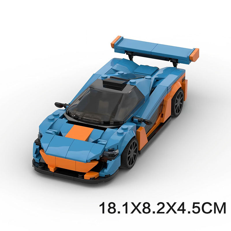 MOC McLaren P1 Building Block Model – Technic Supercar Collectible Brick Toy for Racing Fans