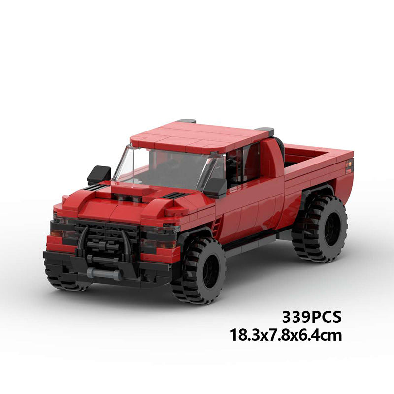 Dodge Ram 1500 TRX MOC Style Building Blocks Pickup Truck Model Off Road Collectible Toy Gift
