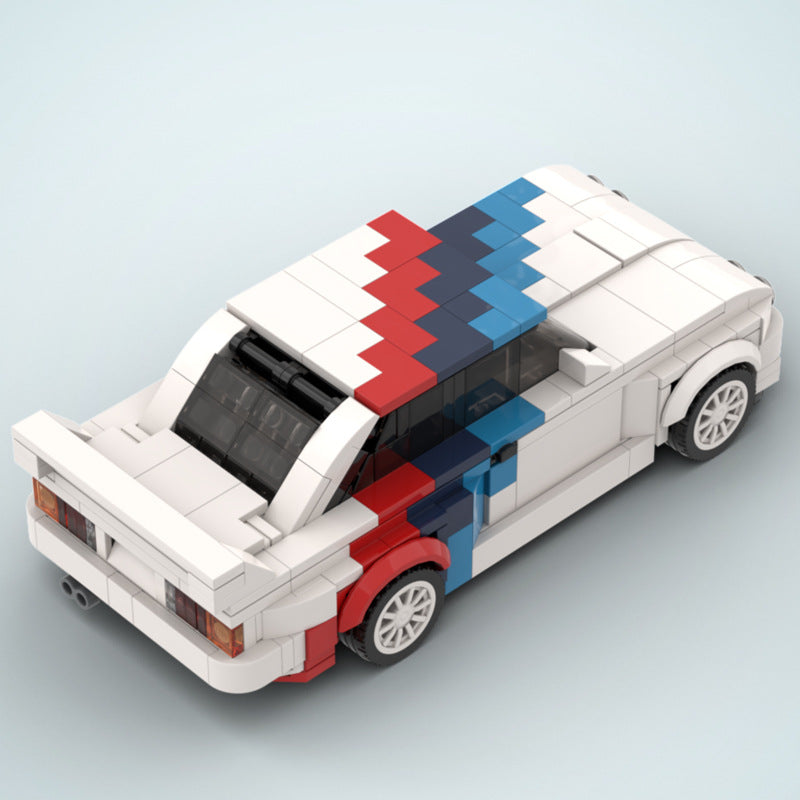 BMW M3 E30 MOC-Style Building Block Model – Classic Sports Car Collectible Toy for Kids & Adults