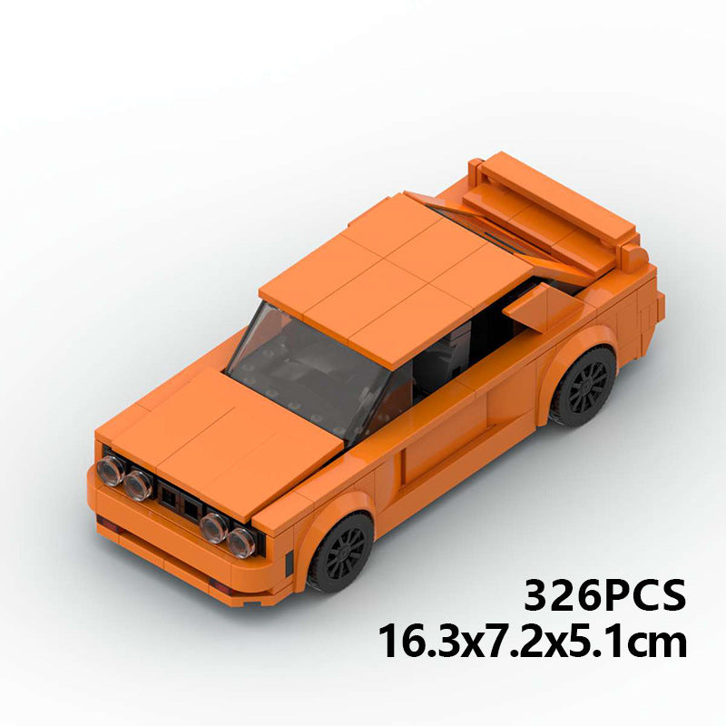 BMW M3 E30 MOC-Style Building Block Model – Classic Sports Car Collectible Toy for Kids & Adults