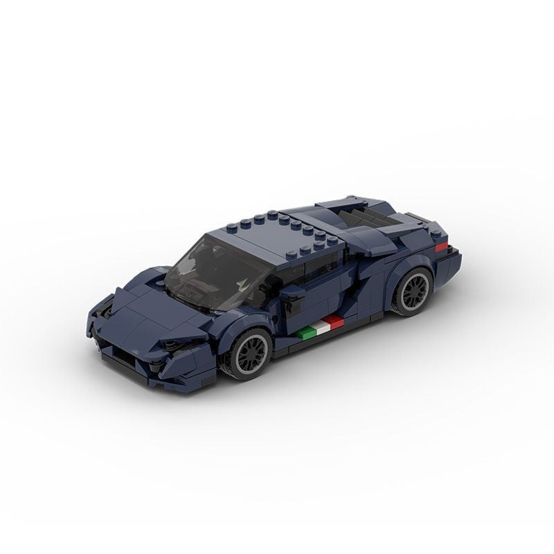 MOC Lamborghini Aventador Building Block Model – Supercar Collectible Toy for Kids & Adults, Creative Sports Car Construction Kit